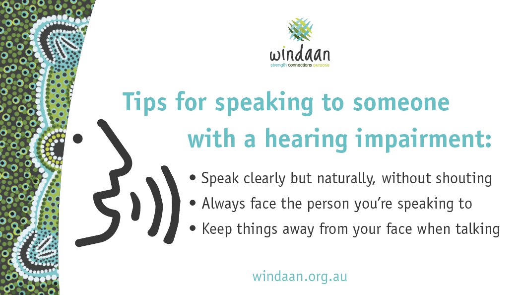 WindaanServices's tweet image. Today is #InternationalCochlearImplantDay and we&apos;re celebrating the amazing technology these devices, also known as #bionicears, have for the #hearingimpaired. We also want to share a few tips on speaking to people with hearing impairments. Let&apos;s keep the conversation flowing!