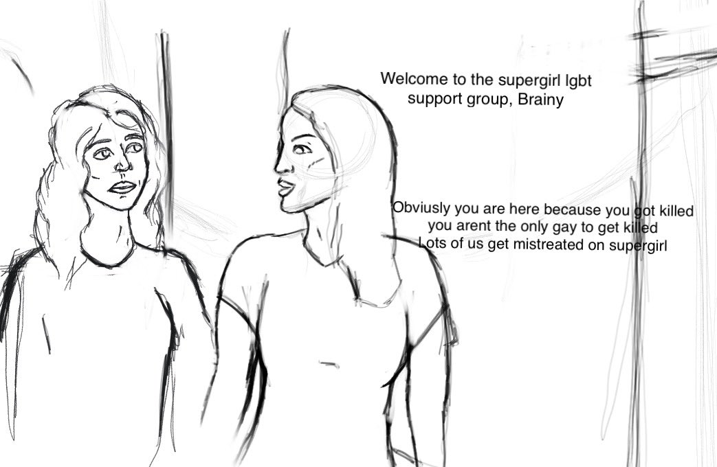 shipperofstuff's tweet photo. I’m here with Kelly Olsen sketches, grammar errors &amp; tea 

#supportdansen #SaveSupergirl 
https://t.co/Cymev68JiY https://t.co/lYuA3LJcLY