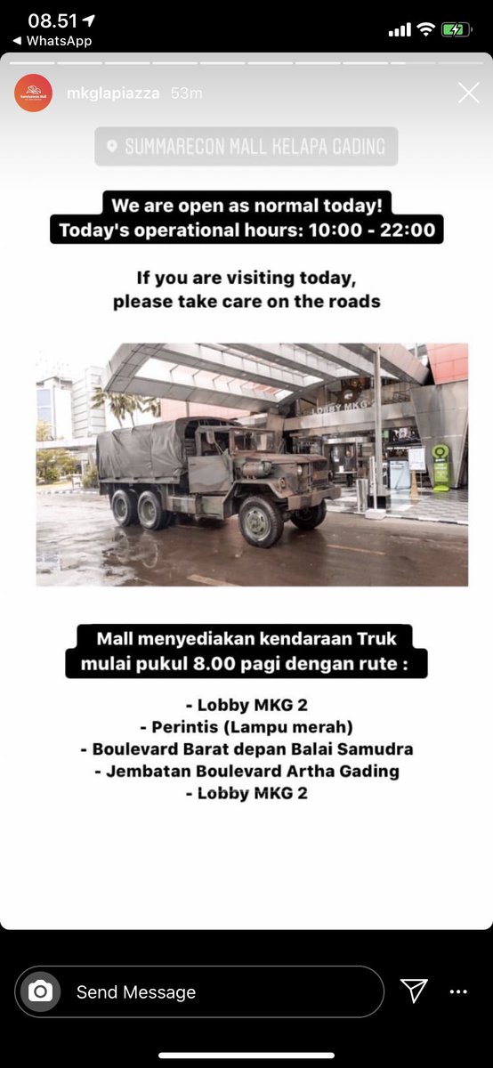 When the mall is much more prepared than your gov. 😂😂😂😂

Memanglah sungguh kebangaan Daerah Istimewa Kelapa Gading. Salut! 👏👏👏