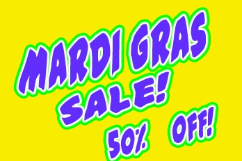 Mardi Gras Sale! 50% off all comics on our webstore!

Midnight EST on Monday , Feb 24th Through Tuesday March 3 ! accomics.com/acnews/mardi-g…