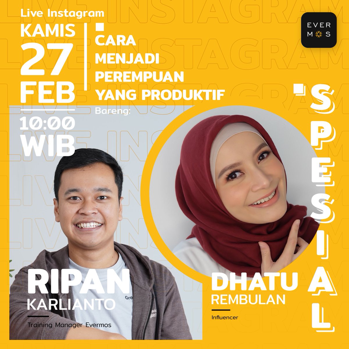 ButikFatiha's tweet photo. #Evermos: Menjadi perempuan yg produktif tentu mnjd suatu dambaan.

Selain bs mengurus keluarga tp tetap jd #inspirasi bagi perempuan lainnya.

Kamu ingin menjadi perempuan yg produktif?
Atau ingin jd seseorang yg menginspirasi?
Apa sj yg bs kamu lakukan? https://t.co/JCisdqYC0V