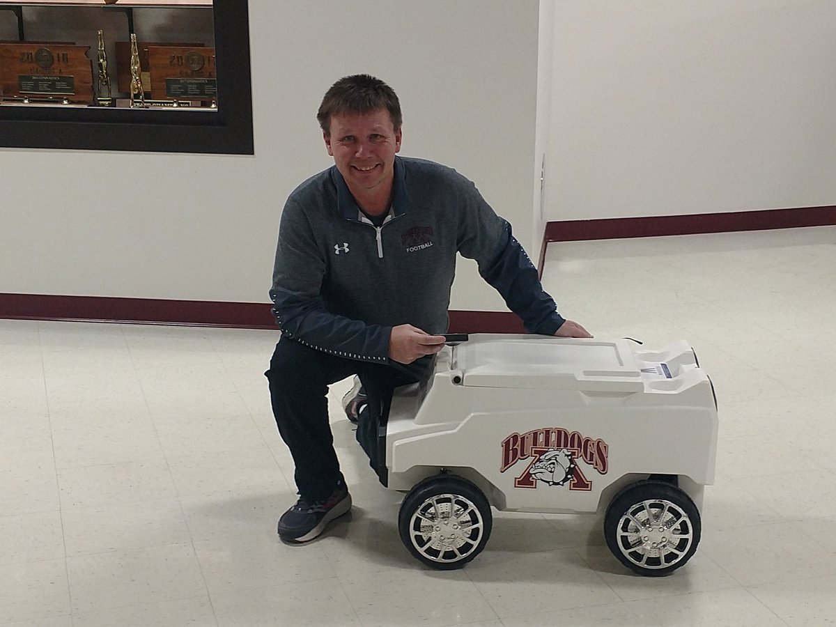 Congratulations to Chris Waba on winning the Momentum Remote Control Cooler raffled off by the MHS Booster Club. A big THANK YOU to everyone who bought a ticket in support of the Booster Club! #BulldogNation <a href="/Momentum_MW/">Momentum MotorWerks</a> <a href="/KJAMNewsroom/">KJAM Newsroom</a> <a href="/daily_leader/">Madison Daily Leader</a>