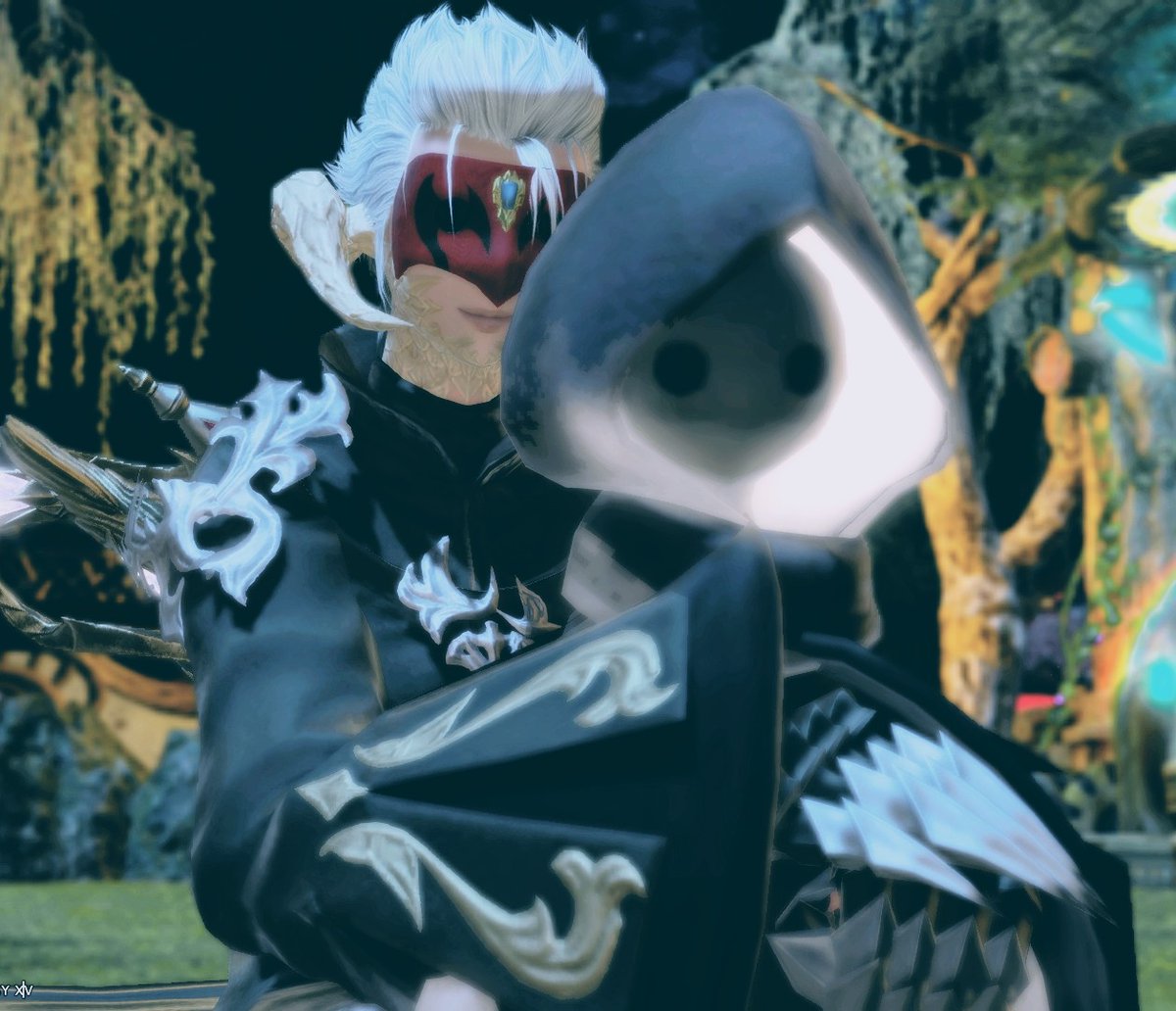 SeavaVenandi's tweet photo. I present my child #FFXIV #ffxivsnaps #saeva #mybfgotmethisandilovehimsomuchforit https://t.co/Il35K3isUt