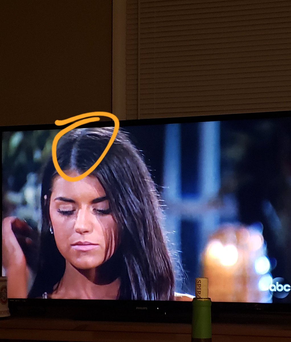 kemerson89's tweet image. The biggest red flag is Madison the virgin's hair part color vs her "skin" color #takeashower