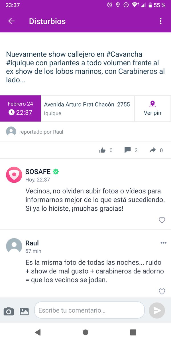 ale_silva's tweet photo. Todas las noches el mismo artista callejero con parlantes. @SOSAFE_CL sin respuesta, @CarabTarapaca a metros y fiscalización de @IquiqueDeTodos nulo. Sr. @MauricioSoriaM se necesita hacer cumplir ordenanza. #Iquique. #cavanchasinparlantes https://t.co/twMjFDALZA