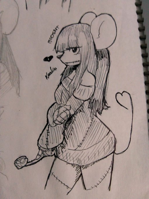My sketchbook has one free page left, so I went back to see my older drawings and holy fuck I've had this thing for a while.
The clown character is about 3 years old now 