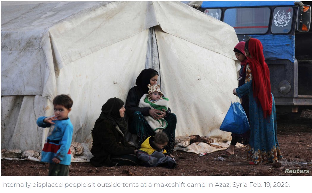 DRovera's tweet photo. "Never Again" is happening again - Right Now, in #Idlib , #Syria . One million people - mostly women &amp; #Children - forced to flee their homes in the past 3 months in #idlibunderfire ; but they have nowhere safe to go to. https://t.co/TAX4iQEjVn