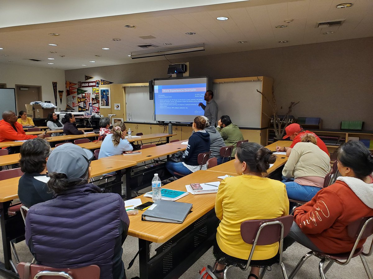 AlvordAdultEd's tweet photo. Resume workshop is underway with #AdelanteCareerConsulting @AlvordUnified @AlvordCCR https://t.co/mLApAmfEGu
