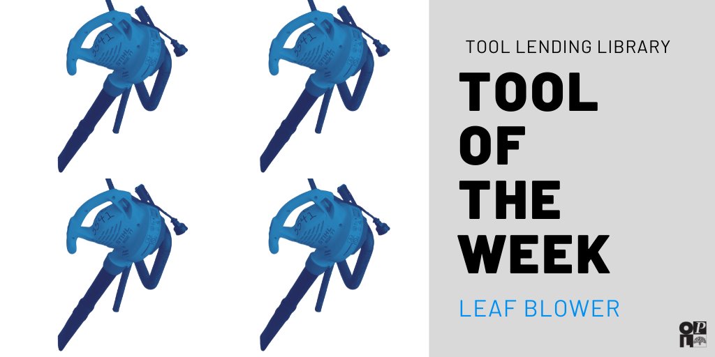 oaklibrary's tweet photo. Tool of the Week: Leaf Blower 🍃
It’s been a windy winter: yards/sidewalks are full of leaves & debris! The Oakland Tool Library can help with a Leaf Blower which makes clearing your outdoor spaces a snap.
🍃🍃
https://t.co/9oFVrKmle5
#Temescal #OPLtools https://t.co/JO3ovVxRV4