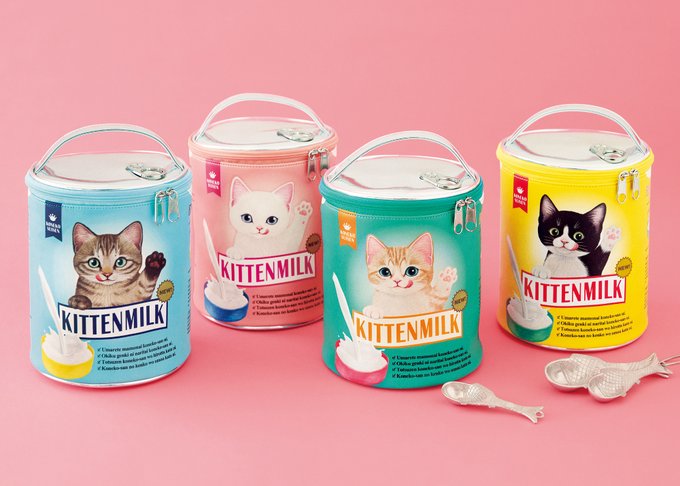 ゴクゴク飲むニャ??

海外の子猫用ミルク風のバニティポーチができました❤
#子猫ミルクバニティ 

詳細はこちら⇒https://t.co/niRiFmYyh5 