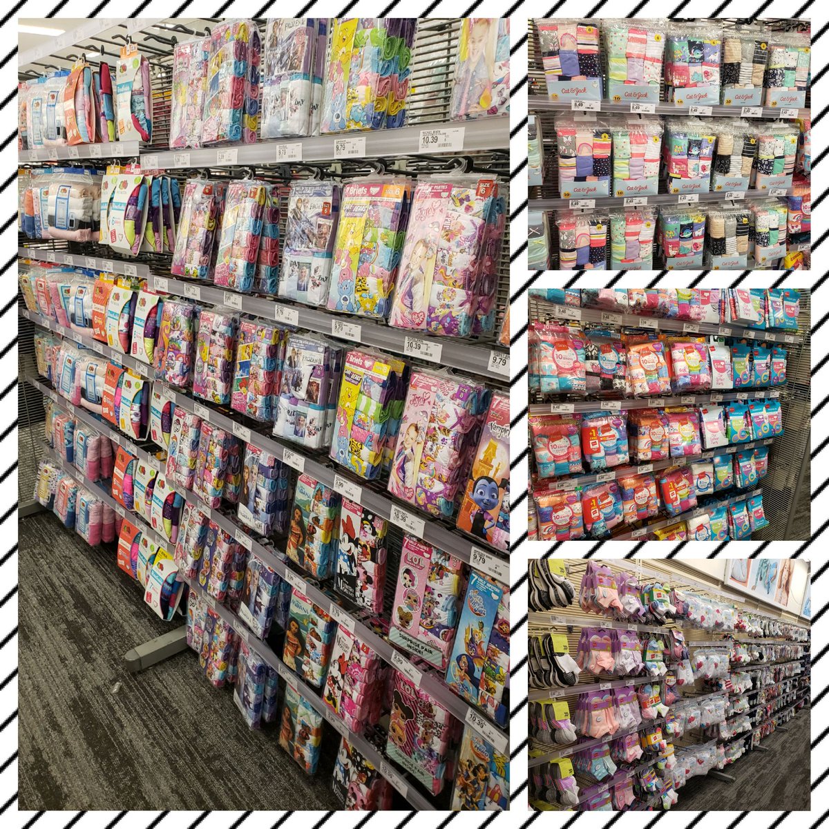 iheartgarage's tweet photo. Lots of chatter today around our new kids spring Cat & Jack socks. Our St John guests love the new styles, and so do we! Happy Monday! ๐๐๐ฃ๐คฉ
#girlsbasics #fillitup #newforyou #targetstyle #TargetStJohn
@veramay11 @jamaal_edwards @settoselltarget @hockeymom7347 @mmarie276 https://t.co/ThKeKsPBZl