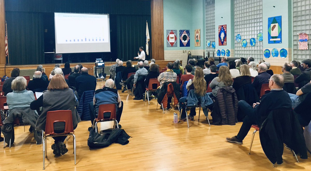 Thanks to everyone who came out to Leeds Elementary School for my 8th &amp; final Proposition 2 1/2 Override Town Hall. It’s been a privilege going out to every ward in the city to speak with hundreds of residents about the important choice facing #NorthamptonMA next Tuesday March 3.
