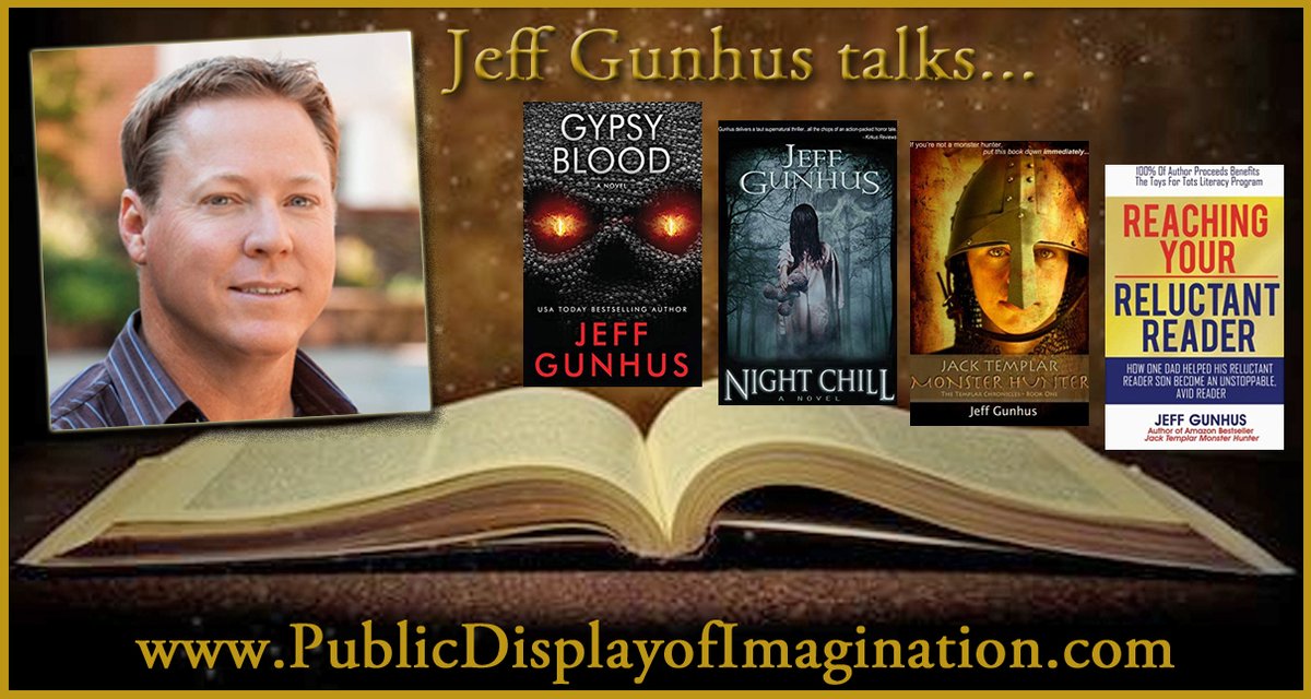 His 11 yr old son didn't like reading, so he started writing a YA book series to spark his interest. Author @Jeffgunhus talks abt inspiring kids to read & more on this #PDI #Podcast Adventure. Here's your listen link>> http://bit.ly/36hq0hE #WritersLift #BookBoost #Thriller