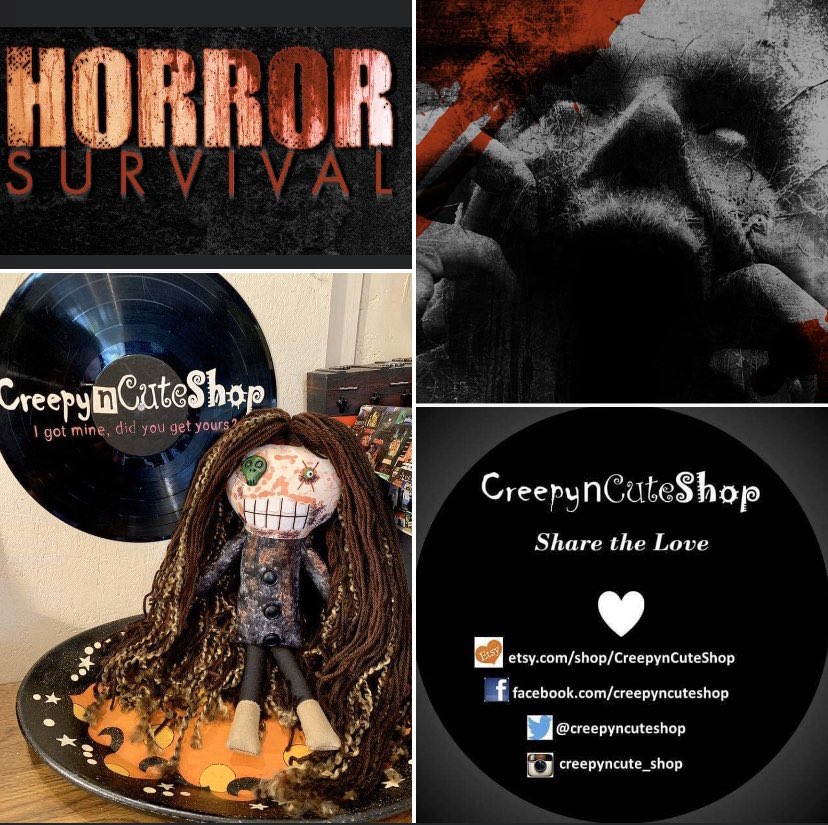 CreepynCuteShop's tweet image. #CreepyNCute #HorrorSurvival ☠️ @CreepynCuteShop thanks @270mammietammie of @horrorvlog 4 vblog!! Honored #TimProctor @amcthewalkingdead “Terminus Walker" featured &amp;amp; with Glenda! @DeadOnDesigns vinyl of #CnC logo also featured!! ❤️#ShareTheLove #TWDFamily horrorsurvival.com/creepy-n-cute/