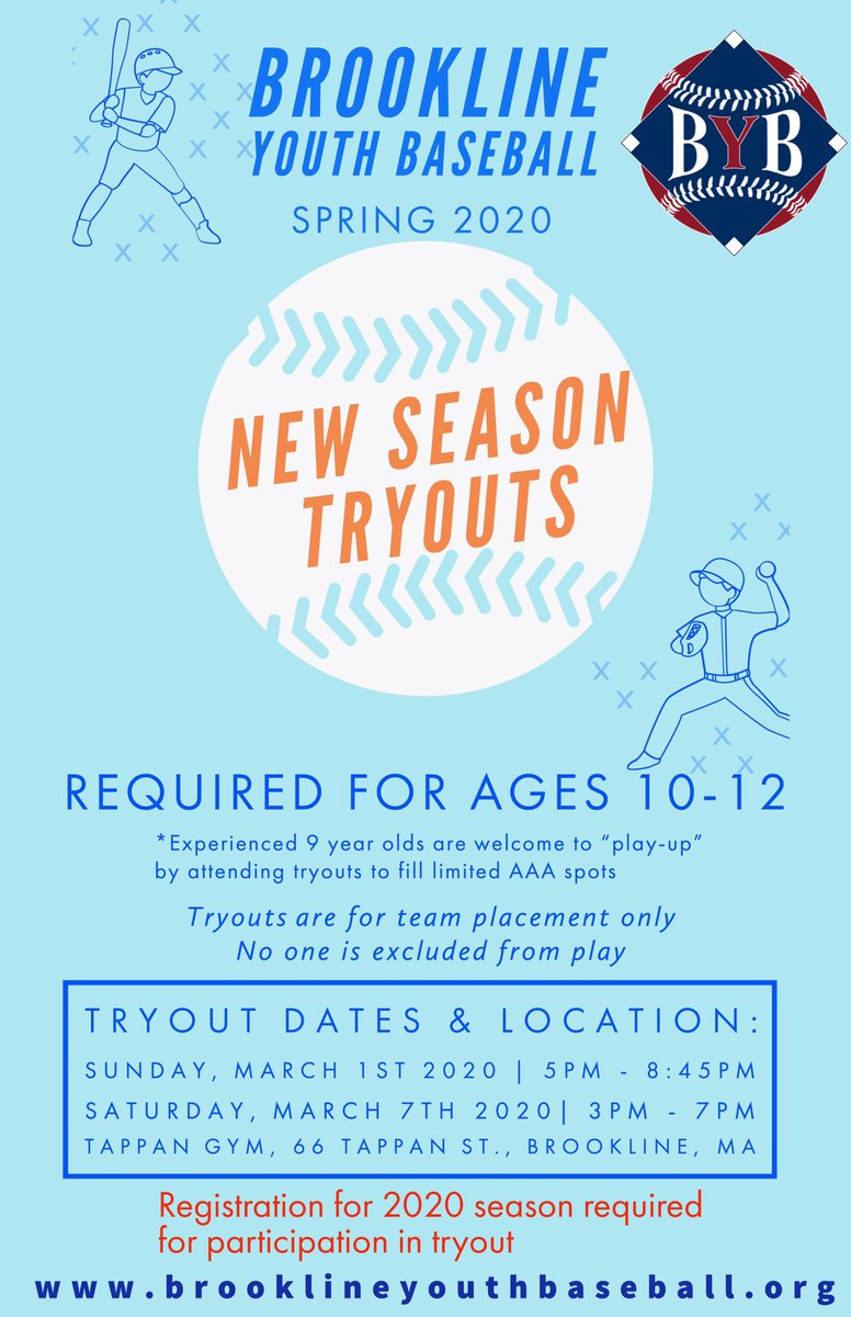 Brookline Youth Baseball tweet media