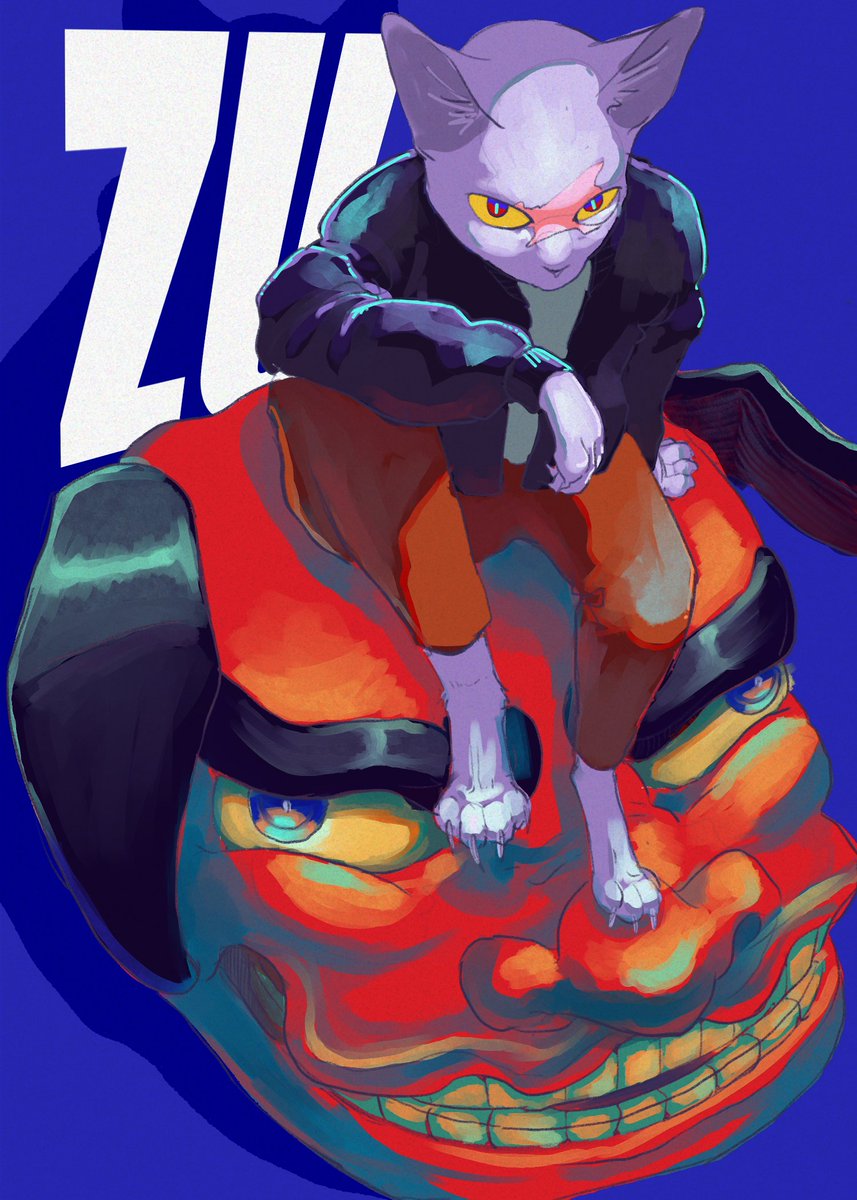 砕田 猫犬 いい絵を描くのでフォローしてください かっこいい和風猫やほかの猫やそれに類するものを描きます