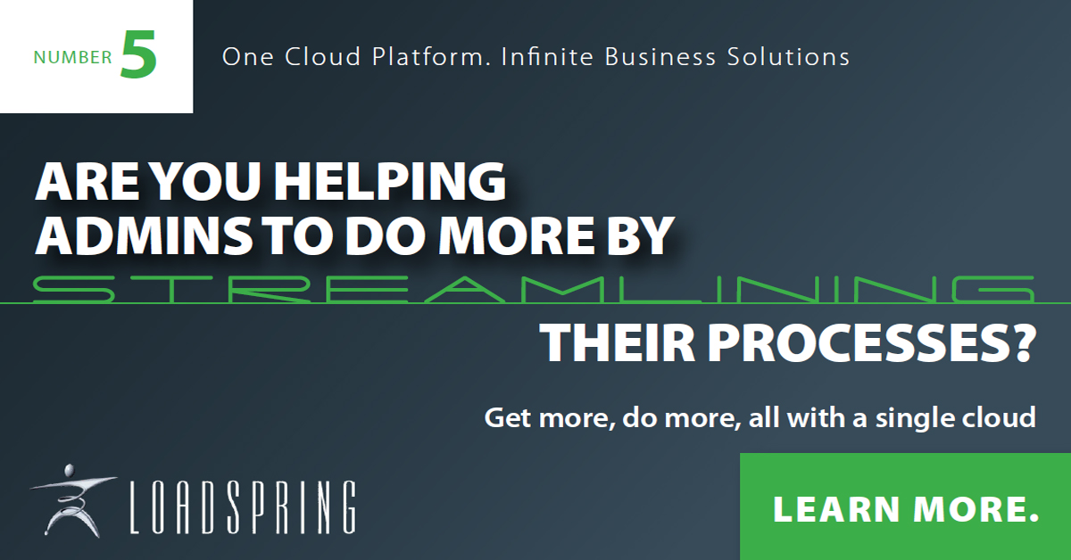 LoadSpring's tweet image. [Infographic] Empower your administrators with our #LOADSPRINGCLOUDPLATFORM to help streamline processes and boost #project performance. Explore all the ways that you can save you and your team valuable time with our #Cloud platform at: ow.ly/Kld730qgHcL