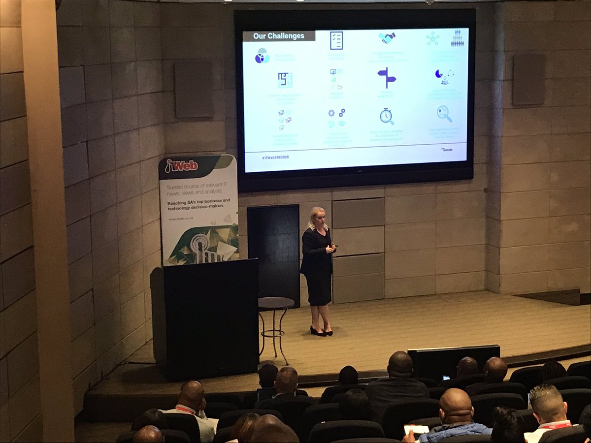 ITWeb_Events's tweet image. @Proudly_Bidvest Chief Audit Executive, Lauren Berrington identifies areas for AI and automation and explores how to manage the transition at the ongoing #ITWebGRC2020