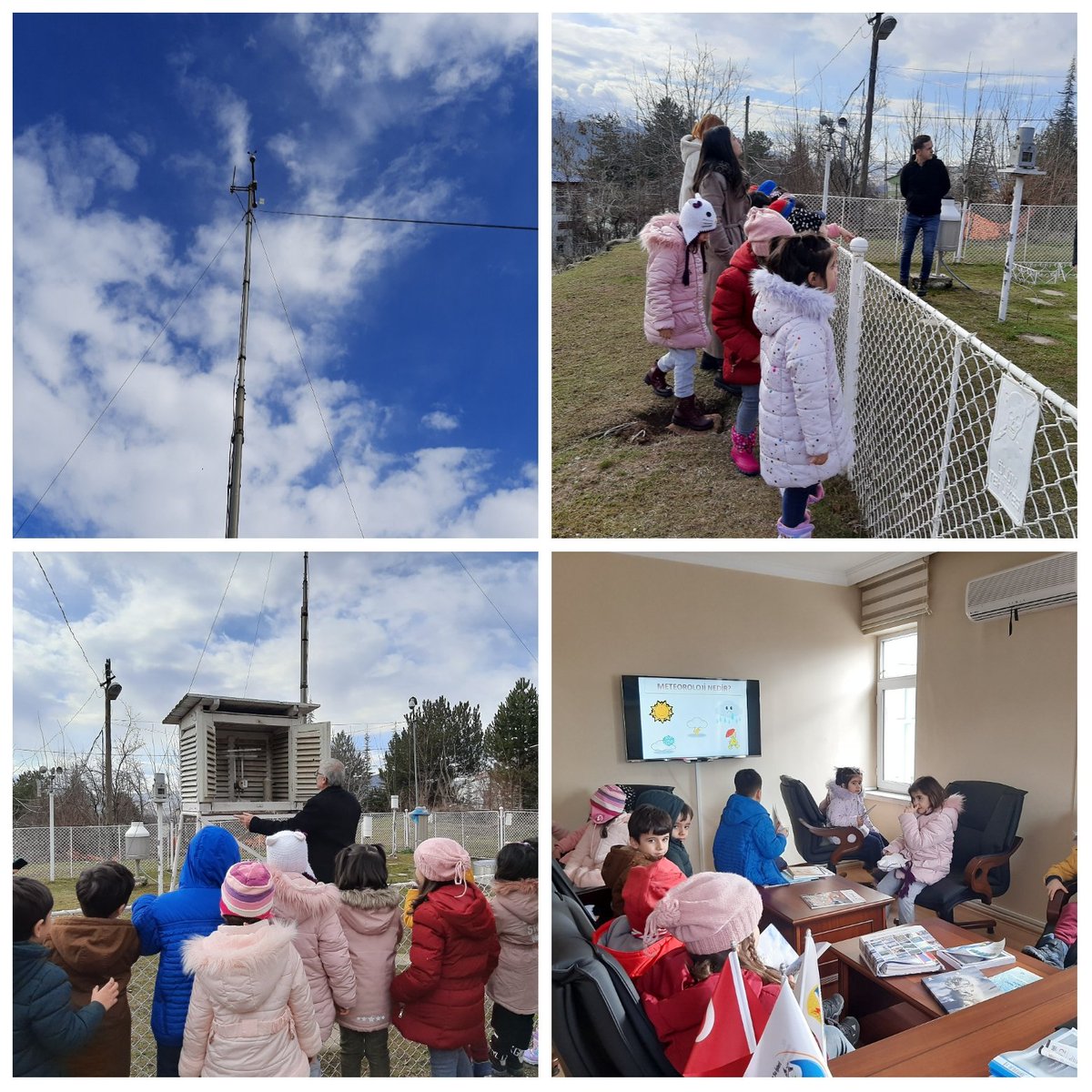 Betl99749888's tweet photo. Yaparak yaşayarak ögreniyoruz kapsaminda Tunceli meteoroloji müdürlügünü ziyaret ettik hava birimini gösteren aletlerimizi inceledik çok güzel karşılandık bütün çalışanlarına çok teşekkür ederiz @Hasrettkcn @nilcicek @TYorulmazlar @IErzem https://t.co/JgCY4V3VwA
