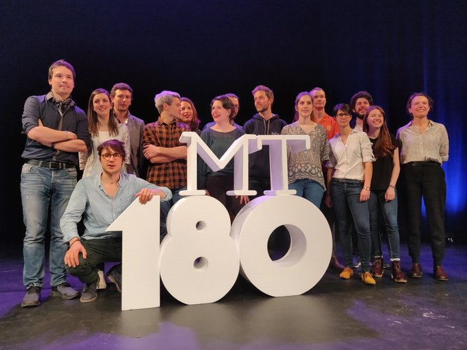 #MT180 : 3 EDCSV candidates in the local final! 
Let's encourage them : Maxime LEPRINCE, Damien MOUCHEL DIT LEGUERRIER, Céline TARDY