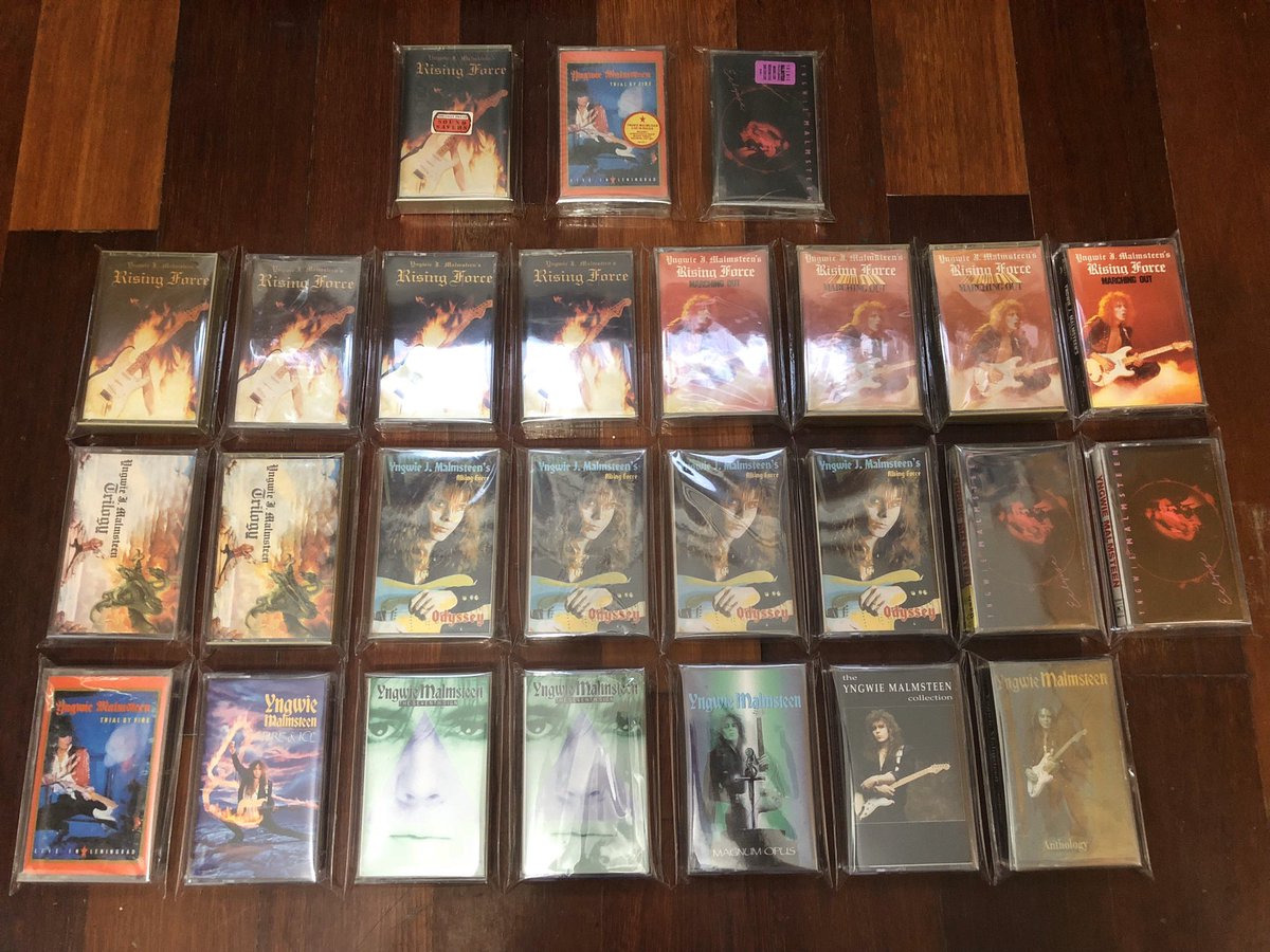 DODYJM308's tweet image. Yngwie J. Malmsteen Cassette Brand new and sealed World on Fire @OfficialYJM #yngwiemalmsteen #yngwie