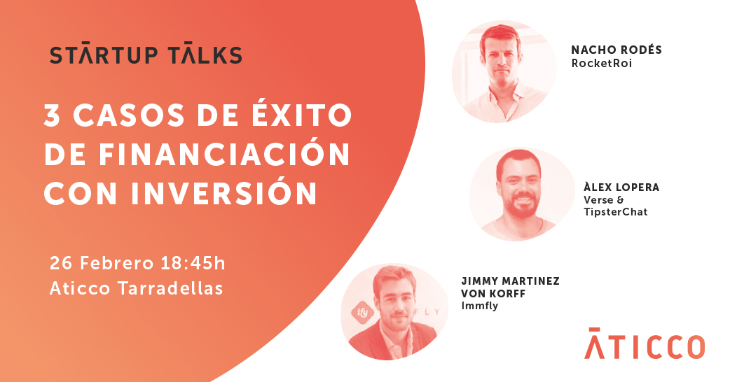 #StartupTalks by @AticcoCoworking contará con <a href="/SilviMtnezLosas/">Silvia Martínez</a> #CEO de <a href="/Lexcrea1/">Lexcrea</a> como moderadora en "3 casos de éxito de financiación con inversión" con <a href="/irodes/">NR.</a> de <a href="/ROCKETROI/">Rocket Digital</a>, <a href="/alopera10/">Alex Lopera</a> de <a href="/tipsterchat/">TipsterChat</a> y Jimmy Martinez de <a href="/immfly/">Immfly</a> 

Entradas👉bit.ly/2v6MMel