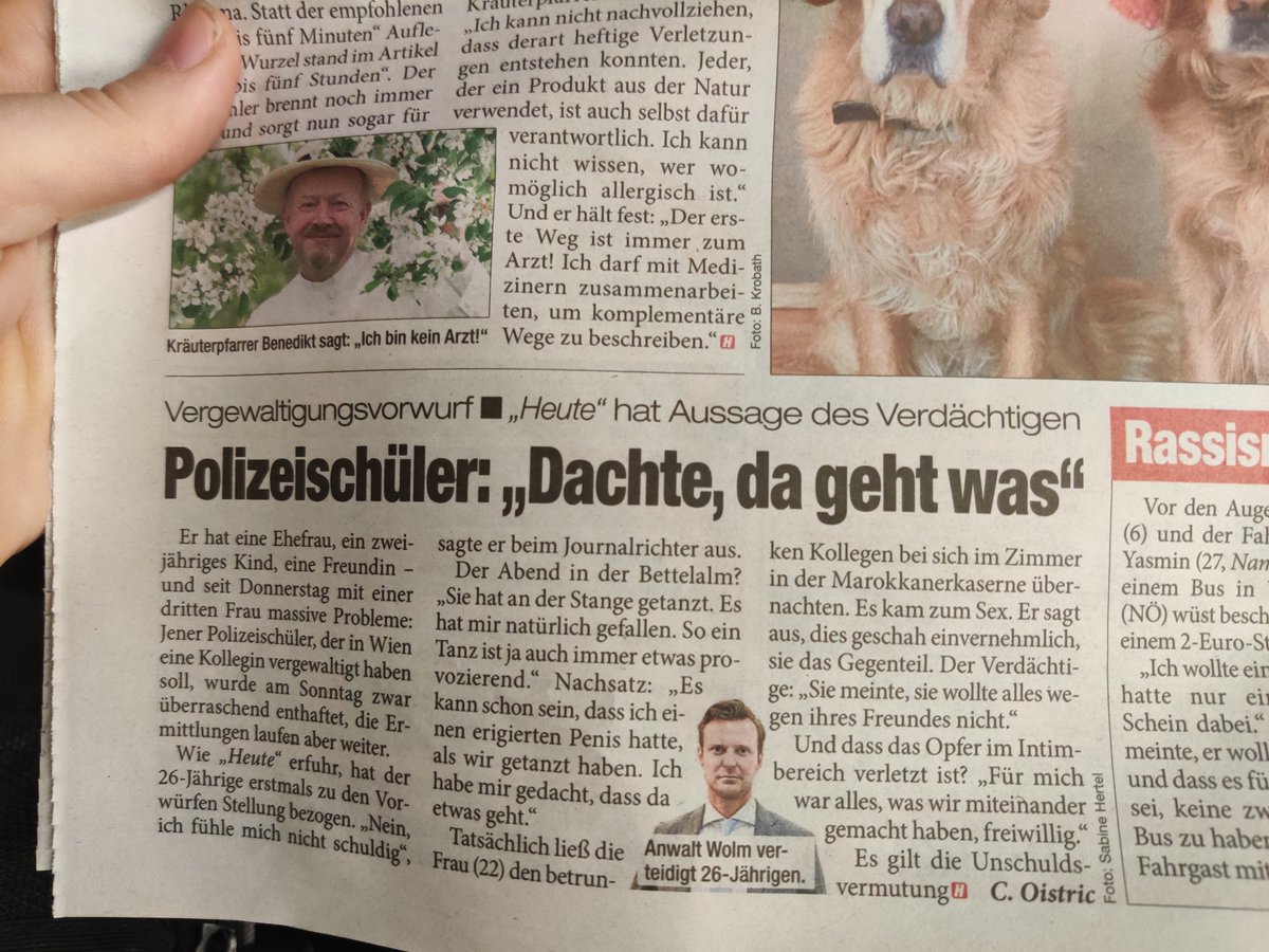 Verletzungen im Intimbereich und der Täter sagt "Sie wollte das alles (...) nicht". 
Trotzdem bekommt er Raum an IHREM Verhalten die Schuld zu suchen. Sie hat ja mit ihm getanzt. 

<a href="/Heute_at/">heute.at</a> #victimblaming