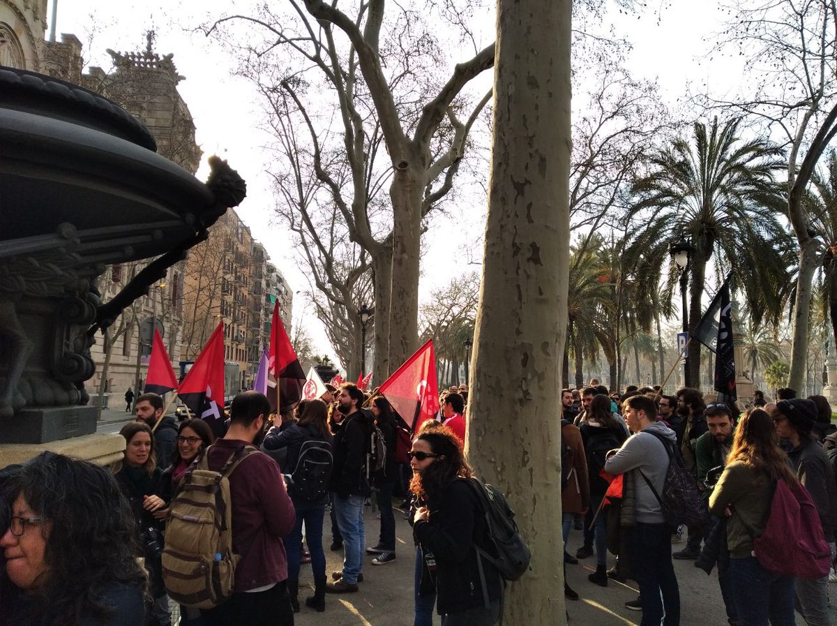 CGTEnsenyament's tweet photo. TOTHOM davant el TSJC!✊

Doctorandes, professorat, estudiants, totes dempeus per defensar la universitat pública! 

Prou precarietat! Guanyem el 4rt any!🔥

#JudiciEPIF #DoctorandesAlTSJC https://t.co/loyLcBkFEm