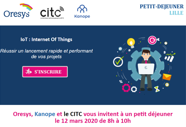 Oresys's tweet photo. #PetitDejOresys #Lille 12/03 de 8h à 10h
Rejoignez-nous au cœur d’un start-up studio pour partager un petit-déjeuner interactif #Iot #projet @Kanope_io

> https://t.co/dgfbr5gRB9 https://t.co/ZtvpeUDXCe