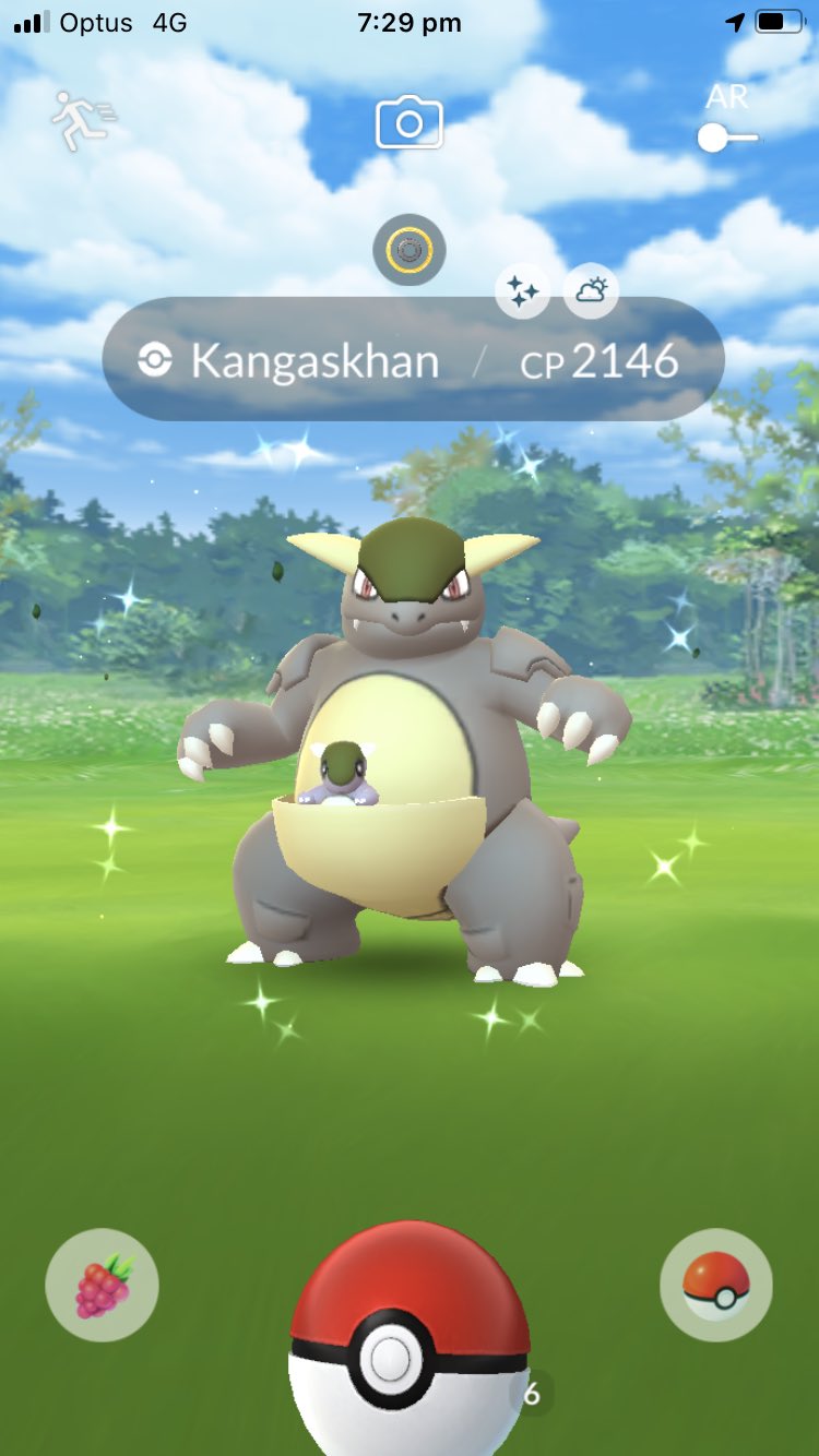 colby - TL50 on X: My third shiny kangaskhan.  / X