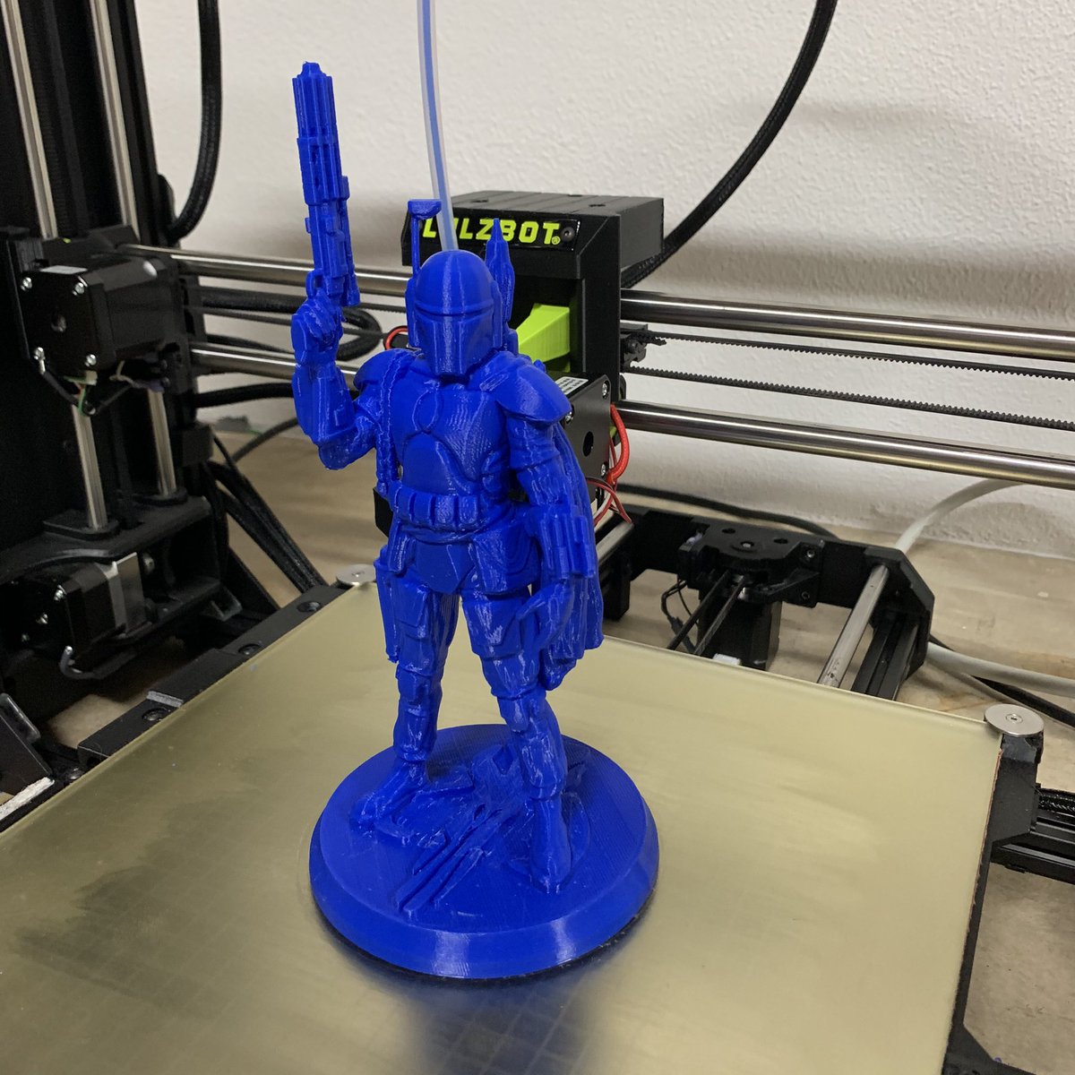 flameskimmer's tweet photo. "They are here, friend. And growing more powerful." - Boba Fett. I cloned a clone on my Workhorse. #lulzbot3d https://t.co/HQrhQ2kLCj