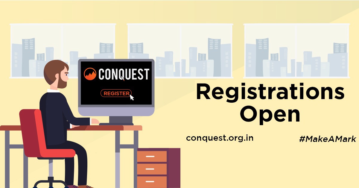 TurningIdeas Partners with Conquest ! 
- Accelerator Program in Bangalore
- Fundraising tips from Top Investment Firms
- Online Mentoring sessions with Industry Leaders
- Free Co-Living and Co-Working space

Get ready to #MakeAMark!
Register at conquest.org.in