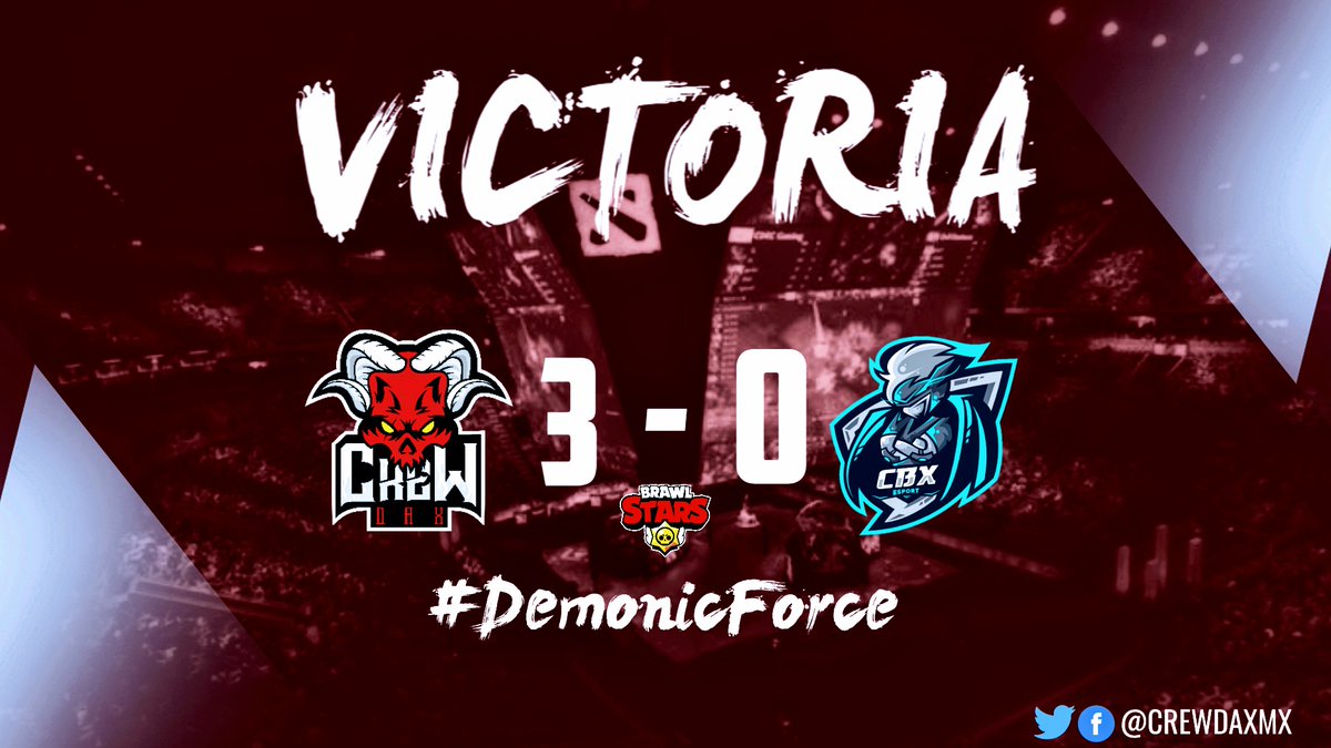 #BrawlStars | ¡Resultado!
Nuestro equipo se lleva la victoria con un marcador contundente ante un equipo muy fuerte y así nos metemos a la gran final de esta liga. Gran juego por parte de nuestro rivales.

🏆 | <a href="/LigaLeon1/">@LigaLeon</a> 
🆚 | <a href="/CbxEsports/">CBX Esports (Desde 🏡🎮📱)</a> 

✅ VICTORIA