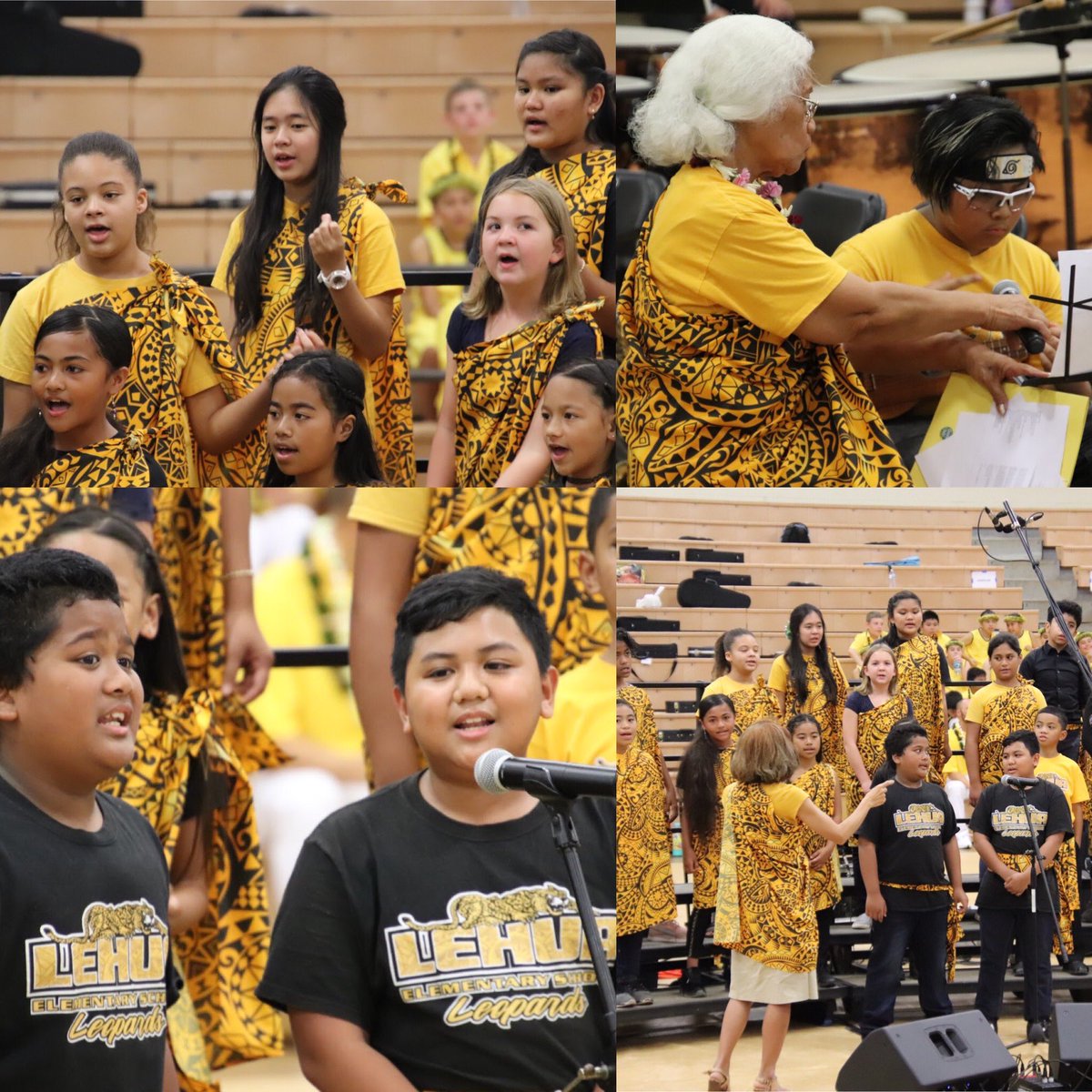 LehuaElementary's tweet photo. We value music and the arts. Our awesome Na Mele o Lehua choir had an awesome performance at the Pearl City Complex Music Festival. Ukulele, percussion, beautiful voices, and unity. @hawaiipublicschools @hidoe808 https://t.co/nUwkw69KDg