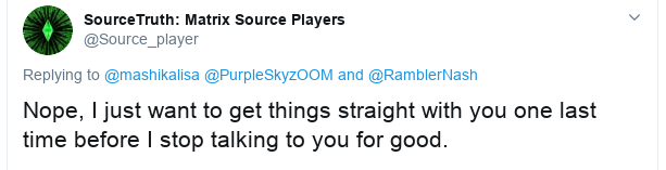 RamblerNash's tweet photo. @mashikalisa @PurpleSkyzOOM Oh My! SourceScammer wants to force you to believe that there is nothing wrong with his Cult Scam. LMAO!

He just gets more and more stupid by the moment.

#SourceTruth #Quartz #Crystal #Judy #Cult #Scam https://t.co/ADPQeTvSXZ