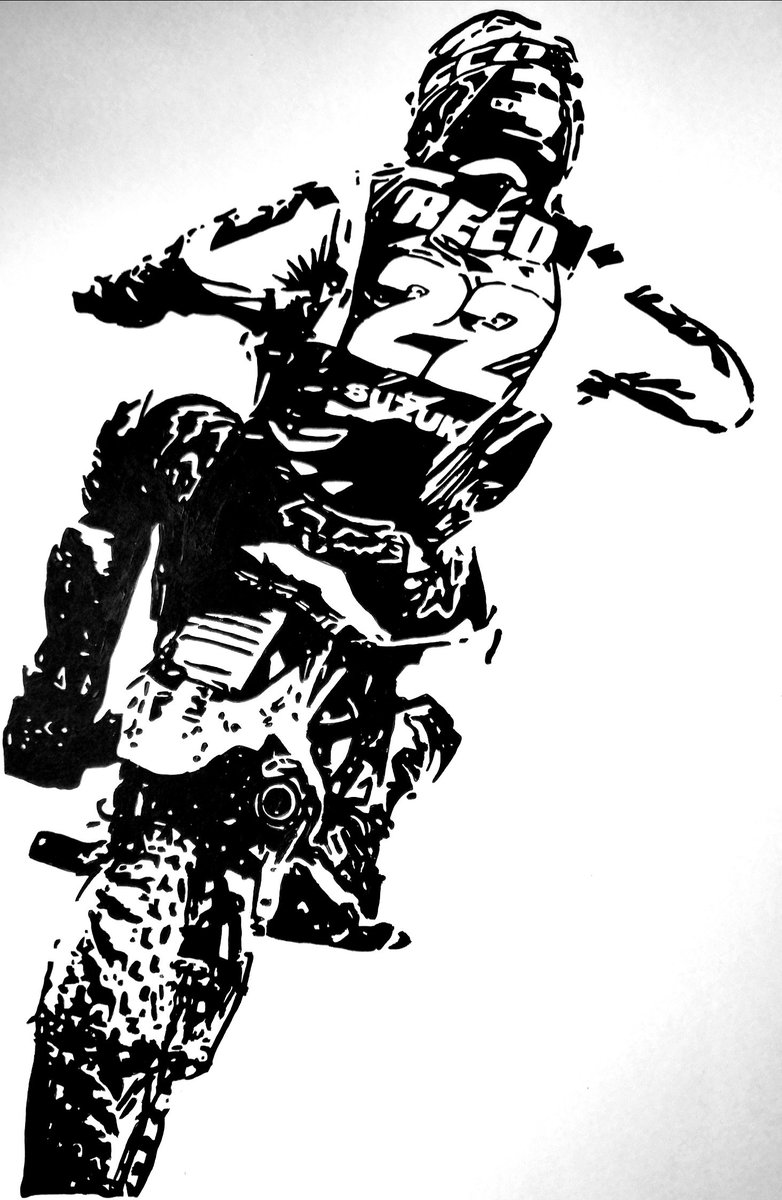 Rah_Rah1982's tweet photo. I can't believe this legend is retiring after this season 😔 Had to paint these for my better half @nige_40 😊 @CRtwotwo #chadreed #motocross #supercross #dirtbikes #brap  🎨😀 https://t.co/9YzdP2QnFn