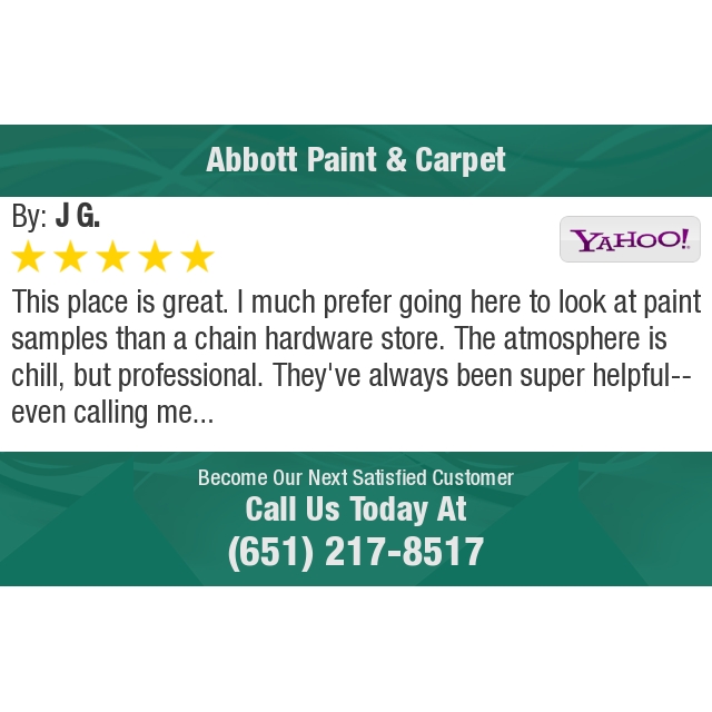 5 Star: J G. "This place is great. I much prefer going here to look at paint samples than a chain hardware..." bit.ly/2XOm8Az