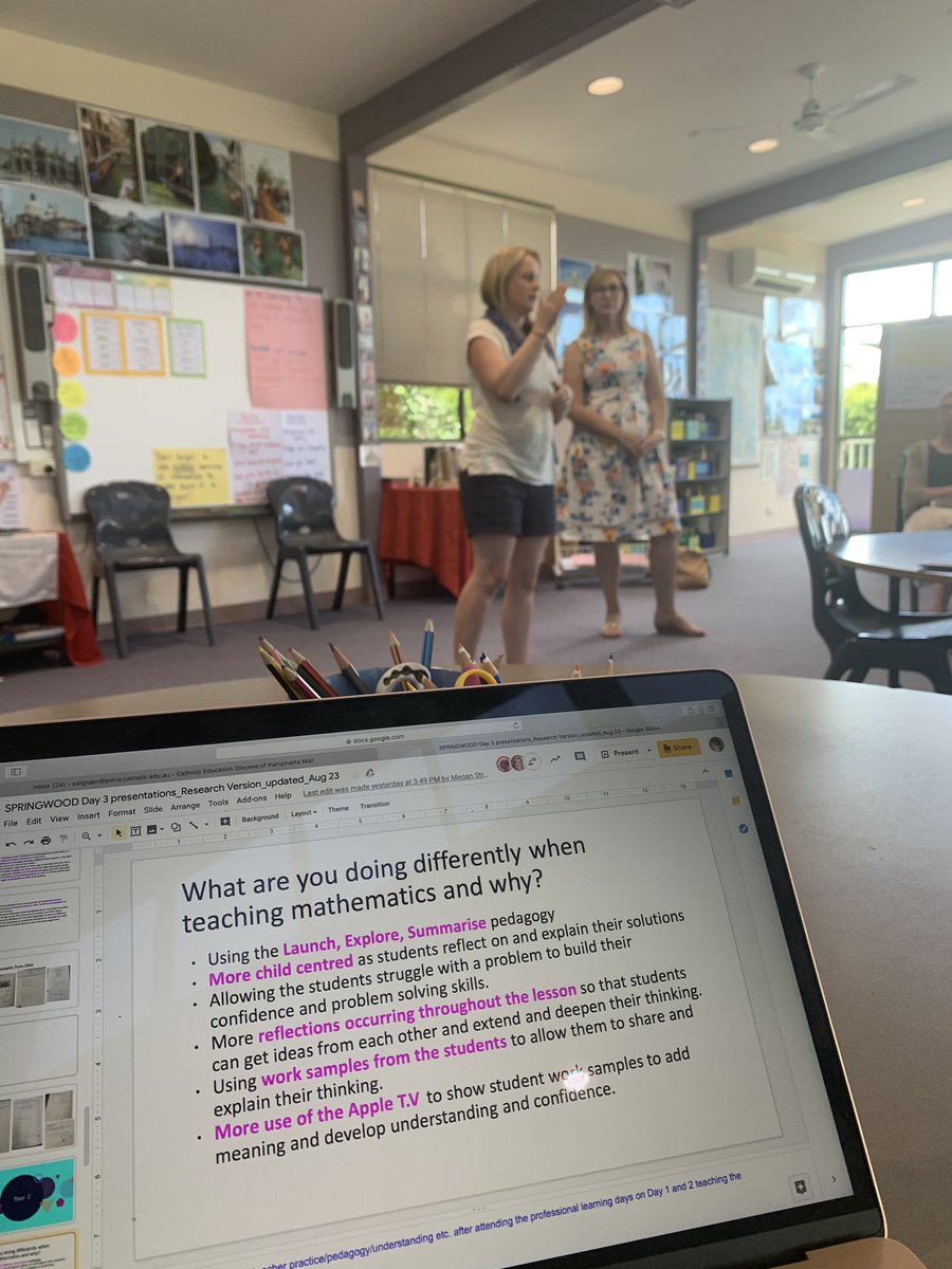 Our experienced K-2 EMC3 teachers shared their learnings and where to next ... sweaty brains all round. <a href="/CatholicEdParra/">Catholic Schools Parramatta Diocese</a>