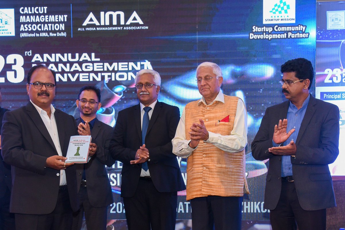 Our_Gopal's tweet photo. Three brand new books on TCS, Biocon and L&T in the Rupa series titled “Shapers of Business Institutions” Launched in the presence of Calicut Management Association - CMA on 22nd Feb 2020.
#books #shapers #RGopalakrishnan #corporate #tcs #bicon #KiranMazumdarShaw #larsentoubro https://t.co/njSdNxOLfe