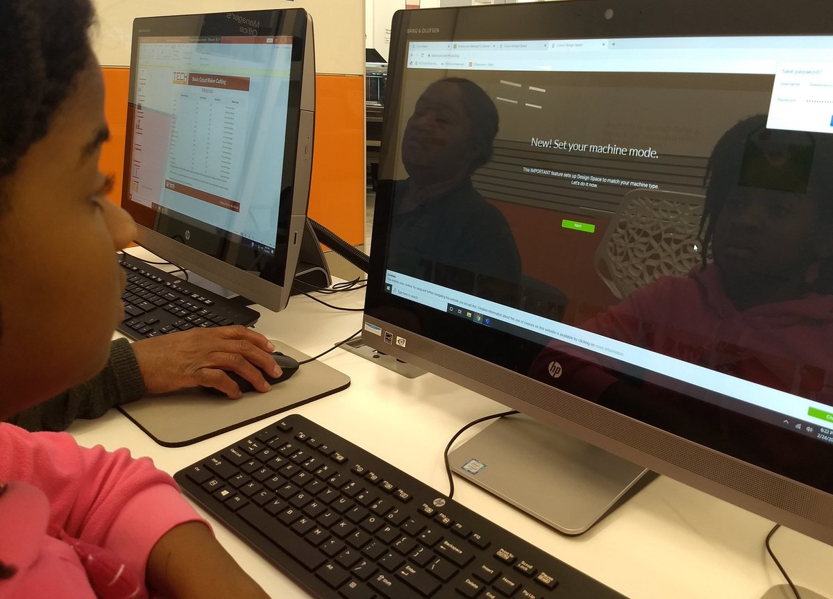 YouHavePurpose's tweet image. It was great to visit our friends @houstonlibrary Scenic Woods #TechLink today and discover a new @OfficialCricut Maker there! We&apos;re planning to purchase one soon, so this was perfect timing. Thanks to Chrishelle and Ken for being as helpful as always. 😊 #HPLTechLINK