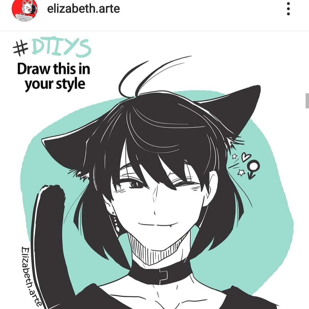 Reddove18's tweet photo. Number 4 in the DTIYS Challenge that I been doing with my friends in Instagram! Here's my take of the cat boy made by my friend @Elizabetharte1 ! Follow her here and on her IG for all her cute art stuff. 

#reddove18 #dtiys #drawthisinyourstyle #dtiyschallenge https://t.co/Cl6ZFkLPxq