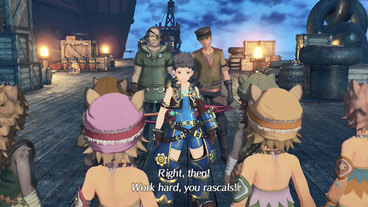 You gotta love how Rex gives the kids that just robbed him a job as salvagers because "they've got quick hands". These small moments throughout the game are part of why I think Rex is so great!  #Xenoblade2