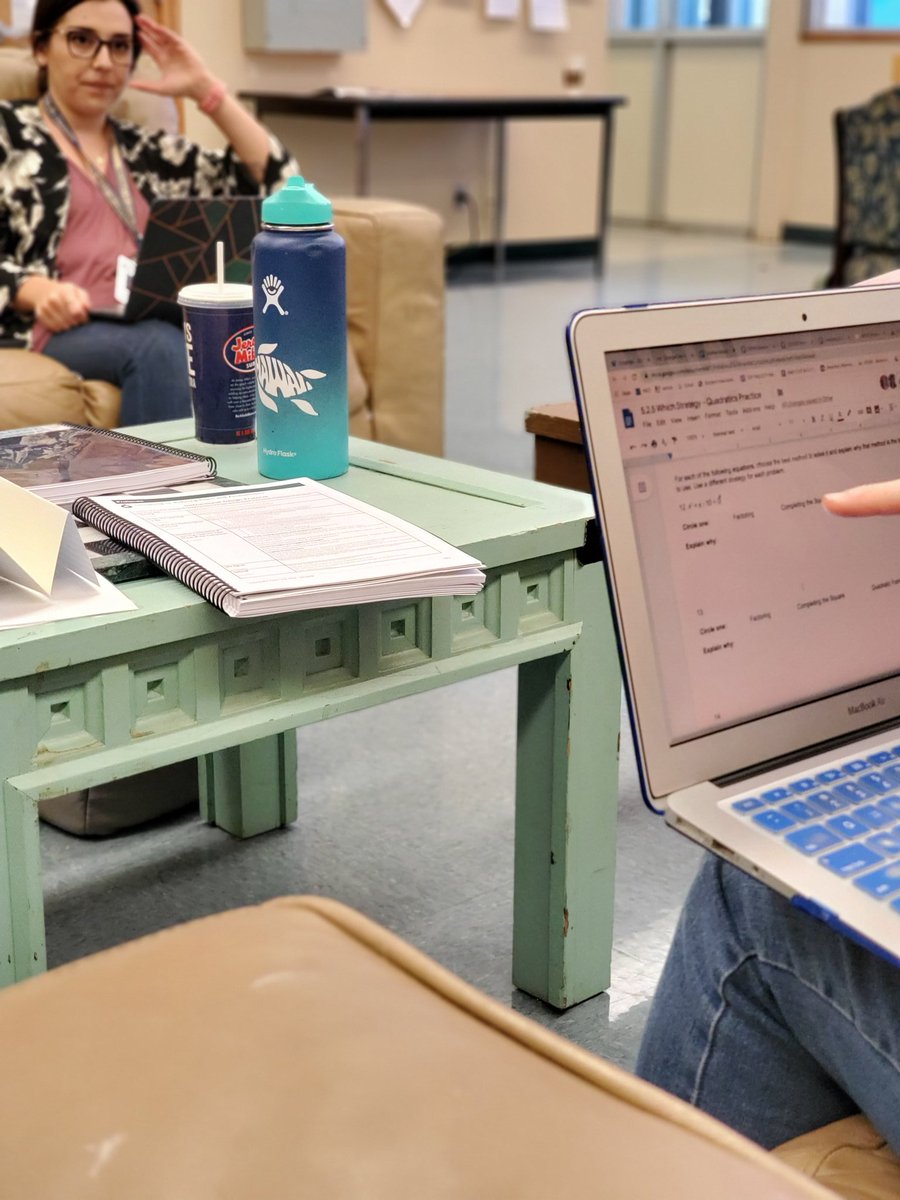 JenniferP_IED's tweet photo. This is what intense focus looks like with dedicated teachers. #collaborativeinquiry #criticalconversations @DosPueblosHS https://t.co/QjFz7ZoEgK