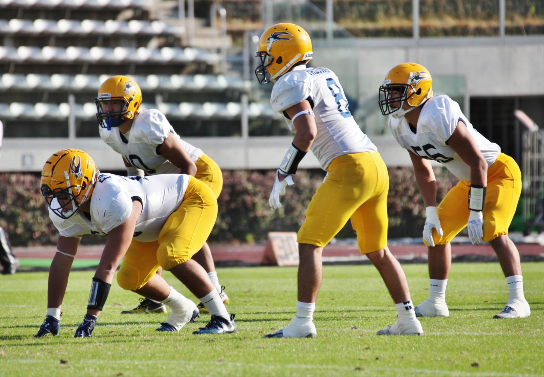 東京経済大学アメフト部 新歓 ポジション紹介 Lb ラインバッカー オフェンスのリーダーがqbなら ディフェンスのリーダーはこのlbである ディフェンスチームを統率するリーダーシップ Olに立ち向かう勇気や体格を 兼ね備えた最強プレイヤーである 東京経済大学アメフト部 新歓 ポジション紹介 Lb ラインバッカー オフェンスのリーダーがqbなら ディフェンスのリーダーはこのlbである ディフェンスチームを統率するリーダーシップ Olに立ち向かう勇気や体格を 兼ね備えた最強プレイヤーである