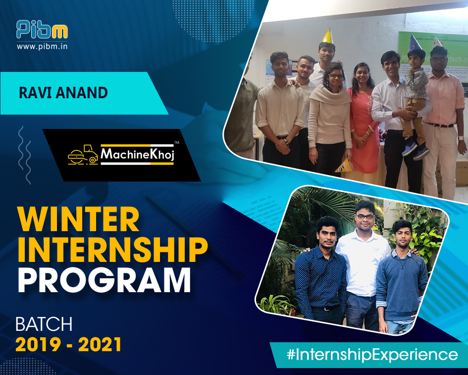 PunePIBM's tweet image. Mr. Ravi Anand from PIBM&apos;s Batch 2019-21, bagged an amazing WIP opportunity with Machine Khoj. Here&apos;s a glimpse of Ravi during his WIP.

#WinterInternshipProgram #MachineKhoj #MastersWithPIBM #WIP2020 #PIBMPune
