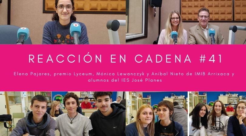 RCadenaOR's tweet photo. #ReacciónEnCadena 41

👉 @elepama23, premio @Lyceum12808598 
👉 Aníbal Nieto y Mónica Lewanczyk de @IMIB_Arrixaca hablan de un estudio para mejorar el crecimiento de los fetos con problemas
👉 @Scruzcampillo y la #VitaminaD
👉 Alumnos del @iesjoseplanes 

https://t.co/apltyoi6Zg https://t.co/gGAam972Ll