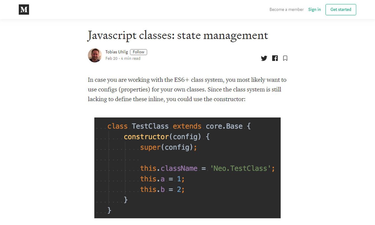 Devcide1's tweet image. Javascript classes: state management
#designpattern #configs #javascriptclasses #properties #order #development
via @medium
☛ amp.gs/JekN