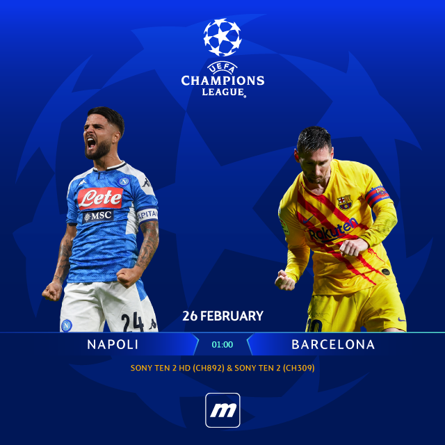 Medianetmv Twitter ನಲ ಲ Barcelona Will Be Looking For Their Fourth Straight Victory In All Competitions When They Head To Napoli For The First Leg Of Their Last 16 Champions League Napoli Vs Barcelona