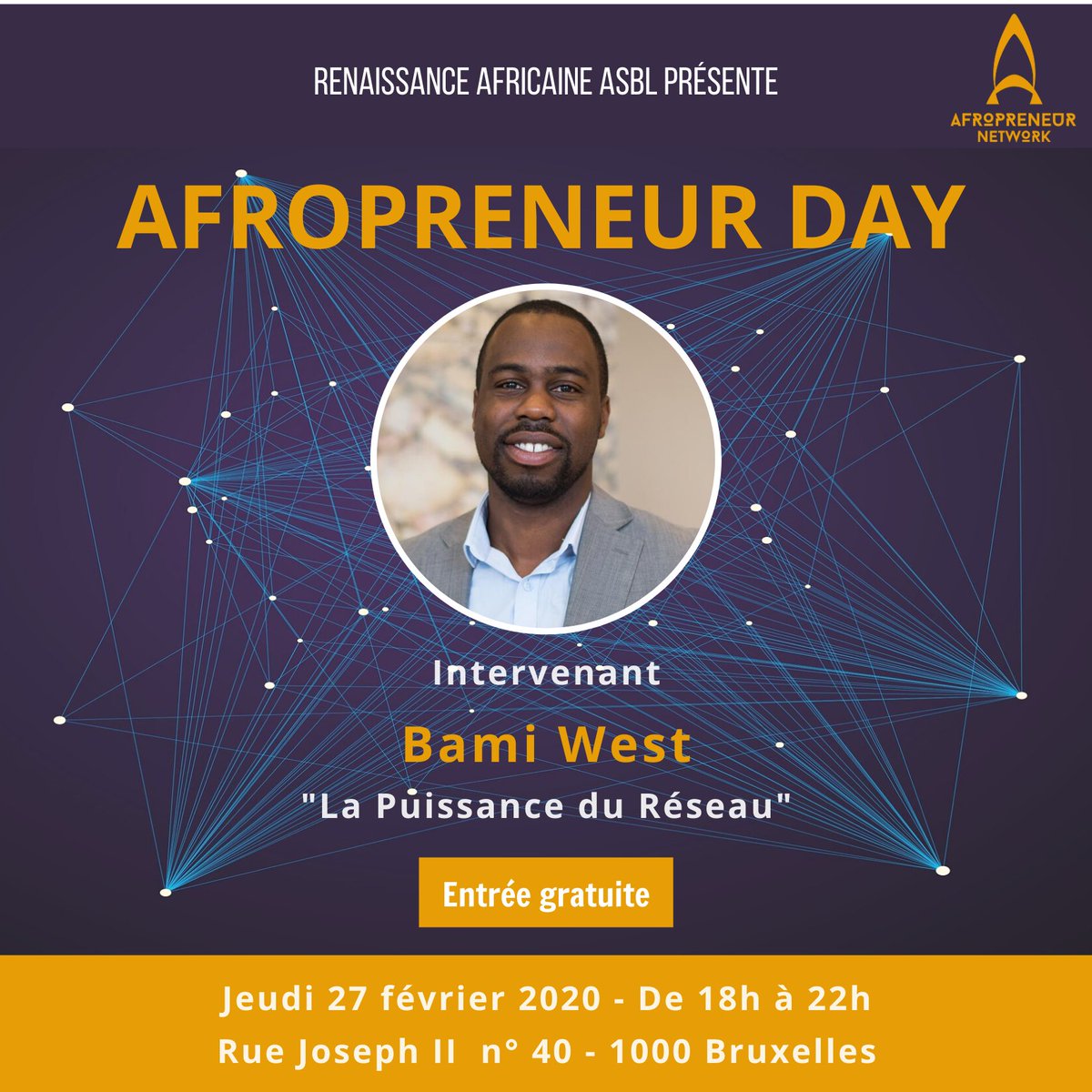 Bami West est le fondateur de BWMA, gérant de son bureau comptable depuis 2007, il est également consultant spécialisé dans l’accompagnement des entrepreneurs, l’audit comptable et fiscal, l’élaboration stratégie business #AfropreneurNetwork #Afropreneur 
ow.ly/EyuQ50yuSZb