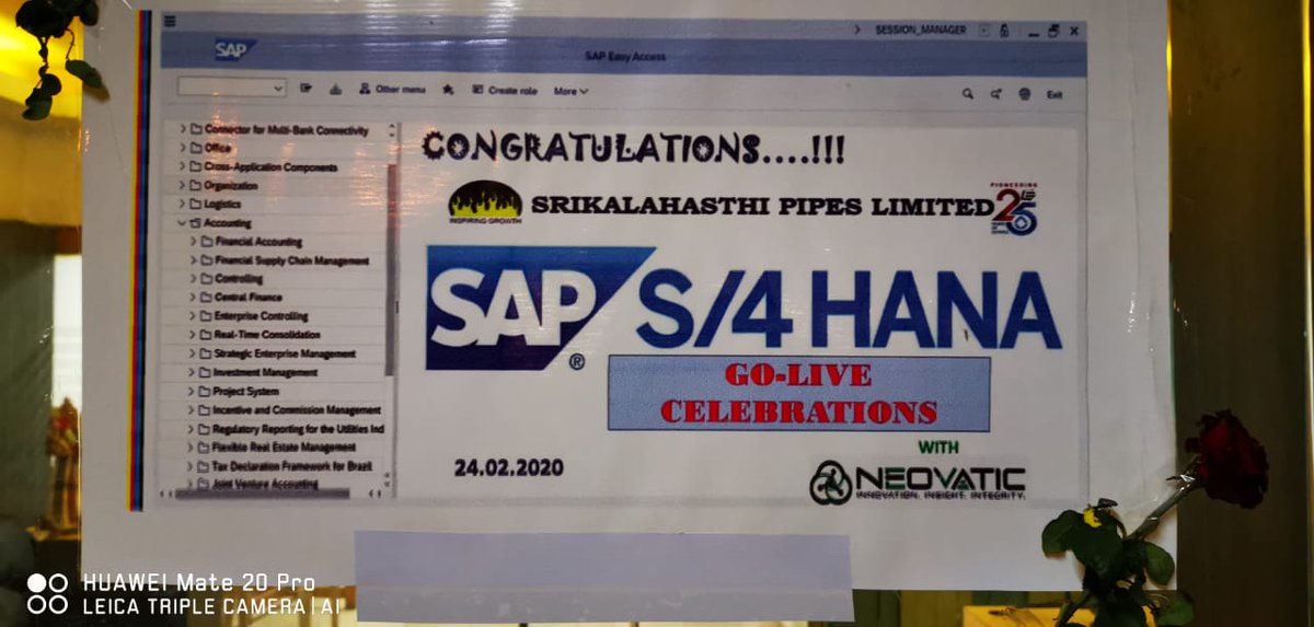 neovatic's tweet photo. We would like to thank SPL team for their dedication, support, enthusiasm during the course of this great project. We look forward continued success and further collaboration.
#SAP #Golive #S4hana #conversion #migration #Neovatic
#digitaltransformation https://t.co/K0cIFhj3Jj